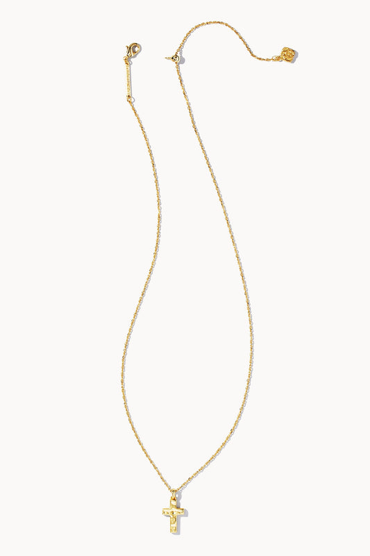 Cross Pendant Necklace Gold